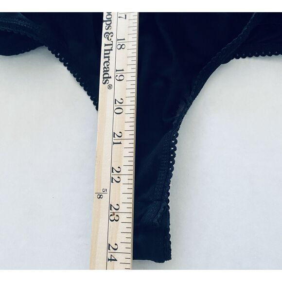 Free People Intimately Black Short Sleeve Cleo Bodysuit Top Black Sz XS - Picture 8 of 11